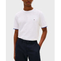 TOMMY HILFIGER PERFORMANCE TIPPED TEE ΑΝΔΡΙΚΗ ΚΟΝΤΟΜΑΝΙΚΗ ΜΠΛΟΥΖΑ - MW0MW38626 - ΜΠΛΕ