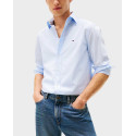 TOMMY HILGIFER TH FLEX ΑΝΔΡΙΚΟ ΠΟΥΚΑΜΙΣΟ ΠΟΠΛΙΝΑ - MW0MW41399 - ΣΙΕΛ