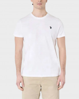 U.S POLO ASSN. ΑΝΔΡΙΚΗ ΚΟΝΤΟΜΑΝΙΚΗ ΜΠΛΟΥΖΑ - US43154015 - ΑΣΠΡΟ