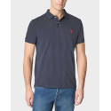 U.S POLO ASSN. ΑΝΔΡΙΚΗ ΚΟΝΤΟΜΑΝΙΚΗ ΜΠΛΟΥΖΑ POLO - US43197036 - ΜΠΛΕ