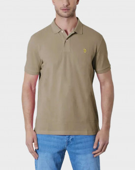 U.S POLO ASSN. ΑΝΔΡΙΚΗ ΚΟΝΤΟΜΑΝΙΚΗ ΜΠΛΟΥΖΑ POLO - US43197036 - ΜΠΕΖ