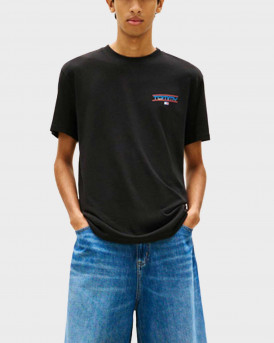 TOMMY JEANS ΑΝΔΡΙΚΗ ΚΟΝΤΟΜΑΝΙΚΗ ΜΠΛΟΥΖΑ - DM0DM22541 - ΜΑΥΡΟ