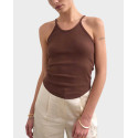 TOPSHOP ALFRIDA WOMEN'S TANK TOP - 31001060 - BLACK