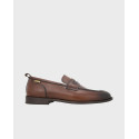 GUY LAROCHE ΑΝΔΡΙΚΑ ΔΕΡΜΑΤΙΝΑ LOAFERS - ΑM3522.G20081.D - ΚΑΦΕ