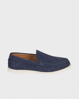 SELECTED MEN'S SUEDE LOAFERS - 16101240 - BLUE