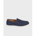 SELECTED MEN'S SUEDE LOAFERS - 16101240 - BLUE