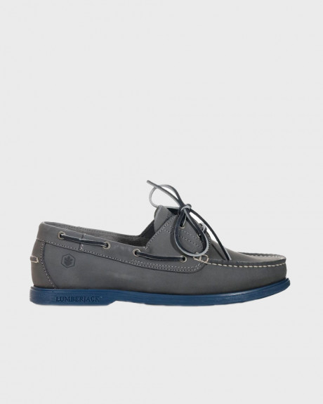 LUMBERJACK ΑΝΔΡΙΚΑ ΔΕΡΜΑΤΙΝΑ BOAT SHOES - SH102268816