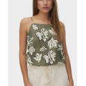 VERO MODA JENNIFER WOMEN'S SLEEVELESS TOP - 10341968 - OLIVE GREEN