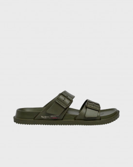 PEPE JEANS DROP 3 OCEAN BRAND MEN'S SANDALS - PMS700011 - KHAKI