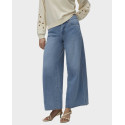 VERO MODA ANNET WOMEN'S WIDE LEG JEANS - 10345071 - BLUE