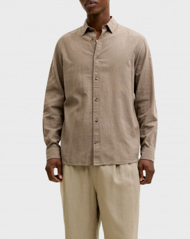 JACK & JONES ΑΝΔΡΙΚΟ ΠΟΥΚΑΜΙΣΟ - 12289174 - ΜΠΕΖ