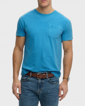 SUPERDRY Μ D1 ΑΝΔΡΙΚΗ ΚΟΝΤΟΜΑΝΙΚΗ ΜΠΛΟΥΖΑ - Μ1012371Α - ΓΑΛΑΖΙΟ