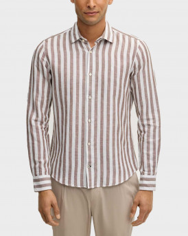 JOOP PIT ΑΝΔΡΙΚΟ ΡΙΓΕ ΠΟΥΚΑΜΙΣΟ ΣΤΕΝΗ ΓΡΑΜΜΗ - 10100637 - ΜΠΕΖ