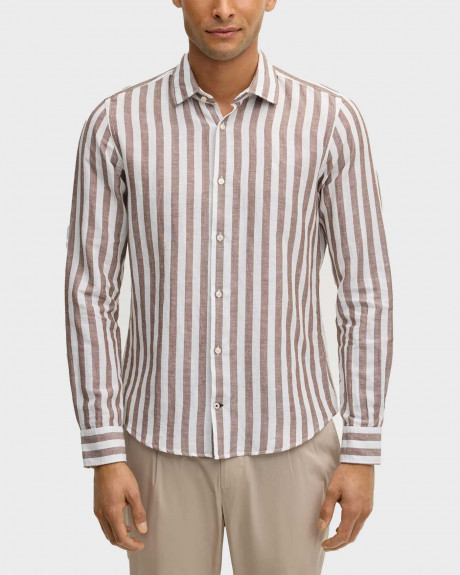 JOOP PIT ΑΝΔΡΙΚΟ ΡΙΓΕ ΠΟΥΚΑΜΙΣΟ ΣΤΕΝΗ ΓΡΑΜΜΗ - 10100637