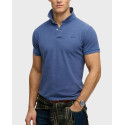 SUPERDRY ΑΝΔΡΙΚΗ ΚΟΝΤΟΜΑΝΙΚΗ ΜΠΛΟΥΖΑ POLO - Μ1110452A - ΜΠΛΕ
