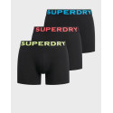 SUPERDRY ΑΝΔΡΙΚΑ ΜΠΟΞΕΡΑΚΙΑ ΣΕΤ 3 ΤΜΧ. - Μ3110476Α - ΜΑΥΡΟ