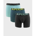 SUPERDRY ΑΝΔΡΙΚΑ ΜΠΟΞΕΡΑΚΙΑ ΣΕΤ 3 ΤΜΧ. - Μ3110476Α - ΜΑΥΡΟ