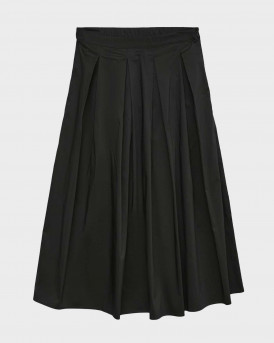 VERO MODA FRIBA WOMEN'S MIDI SKIRT - 10340737 - BLACK