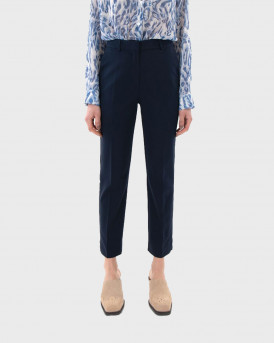 MYT WOMEN'S HIGH WAISTED TROUSERS, SKINNY LINE - S26T4000 - BLUE