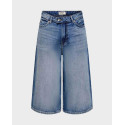 ONLY SHILOH WOMEN'S WIDE LEG DENIM SHORTS - 15370905 - BLUE