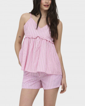 ONLY LORIS WOMEN'S FLOWY TOP - 15370981 - PINK