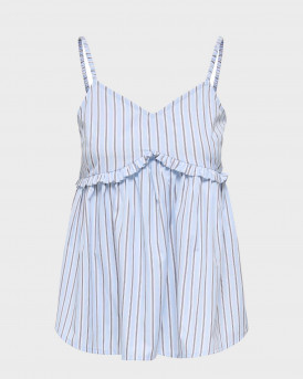 ONLY LORIS WOMEN'S FLOWY TOP - 15370981 - LIGHT BLUE