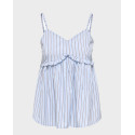 ONLY LORIS WOMEN'S FLOWY TOP - 15370981 - LIGHT BLUE