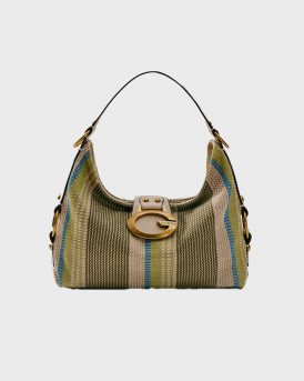 GUESS CAMDEN WOMEN'S SHOULDER BAG - HWAB930818 - OLIVE GREEN