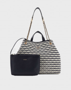 GUESS GIULLY SHOPPER WOMEN'S BAG - HWAG967329 - BLUE