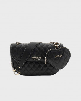GUESS ATABEW CROSSBODY WOMEN'S BAG - ΗWQG989421 - BLACK