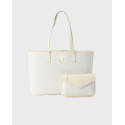VALENTINO BAGS QUEEN WOMEN'S HANDBAG - 73LVBS90X01 - ECRU