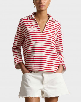 POLO RALPH LAUREN WOMEN'S POLO SHIRT - 211A12733002 - RED