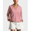 POLO RALPH LAUREN WOMEN'S POLO SHIRT - 211A12733002 - RED