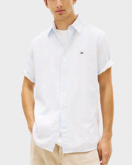 TOMMY JEANS ΑΝΔΡΙΚΟ ΚΟΝΤΟΜΑΝΙΚΟ ΠΟΥΚΑΜΙΣΟ - DM0DM22784