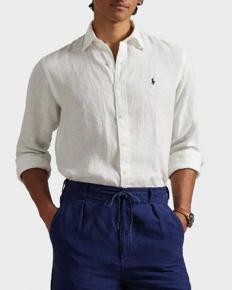 POLO RALPH LAUREN ΑΝΔΡΙΚΟ ΛΙΝΟ ΠΟΥΚΑΜΙΣΟ - 710966294506