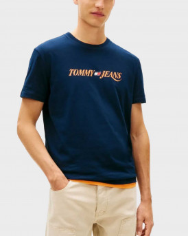 TOMMY JEANS ΑΝΔΡΙΚΗ ΚΟΝΤΟΜΑΝΙΚΗ ΜΠΛΟΥΖΑ - DM0DM22548 - ΜΠΛΕ