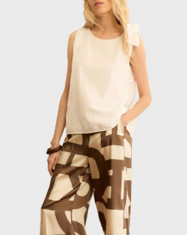 EMME BY MARELLA EMMGALLI WOMEN'S TOP - 26151611722 - WHITE