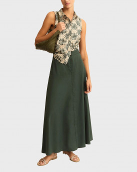 EMME BY MARELLA EMMNUVOLE WOMEN'S SKIRT - 26151010622 - GREEN