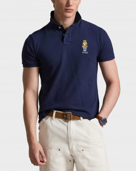 POLO RALPH LAUREN ΑΝΔΡΙΚΗ ΚΟΝΤΟΜΑΝΙΚΗ ΜΠΛΟΥΖΑ ΠΟΛΟ - 710Β16251001 - ΜΠΛΕ