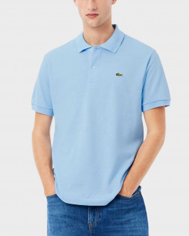 LACOSTE ΑΝΔΡΙΚΗ ΚΟΝΤΟΜΑΝΙΚΗ ΠΟΛΟ ΜΠΛΟΥΖΑ - L.12.12 - ΣΙΕΛ