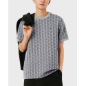 LACOSTE MONOGRAM ΑΝΔΡΙΚΗ ΚΟΝΤΟΜΑΝΙΚΗ ΜΠΛΟΥΖΑ - ΤΗ1197 - ΓΚΡΙ