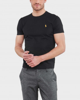 POLO RALPH LAUREN ΑΝΔΡΙΚΗ ΚΟΝΤΟΜΑΝΙΚΗ ΜΠΛΟΥΖΑ - 710766890001 - ΜΑΥΡΟ