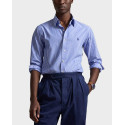 POLO RALPH LAUREN ΑΝΔΡΙΚΟ ΡΙΓΕ ΠΟΥΚΑΜΙΣΟ - 710Β15595005 - ΜΠΛΕ