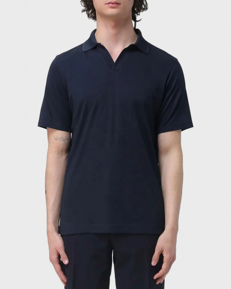 PAUL & SHARK ΑΝΔΡΙΚΗ ΠΟΛΟ ΚΟΝΤΟΜΑΝΙΚΗ ΜΠΛΟΥΖΑ ΜΕ ΛΑΙΜΟΚΟΨΗ V - 26411254