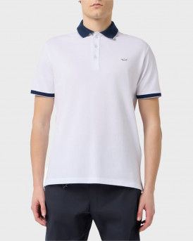 PAUL & SHARK ΑΝΔΡΙΚΗ ΠΟΛΟ ΚΟΝΤΟΜΑΝΙΚΗ ΜΠΛΟΥΖΑ - 26411272 - ΑΣΠΡΟ