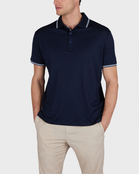 PAUL & SHARK ΑΝΔΡΙΚΗ ΠΟΛΟ ΚΟΝΤΟΜΑΝΙΚΗ ΜΠΛΟΥΖΑ - 26411256