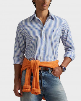 POLO RALPH LAUREN ΑΝΔΡΙΚΟ ΡΙΓΕ ΠΟΥΚΑΜΙΣΟ - 710Β15595008 - ΓΑΛΑΖΙΟ