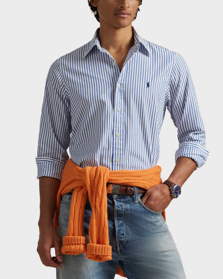 POLO RALPH LAUREN ΑΝΔΡΙΚΟ ΡΙΓΕ ΠΟΥΚΑΜΙΣΟ - 710Β15595008