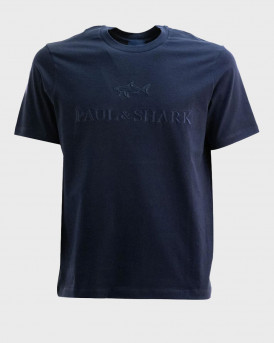 PAUL & SHARK ΑΝΔΡΙΚΗ ΚΟΝΤΟΜΑΝΙΚΗ JERSEY ΜΠΛΟΥΖΑ - 26411012 - ΜΠΛΕ