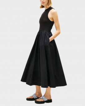 TOMMY JEANS WOMEN'S SLEEVELESS MAXI DRESS - DW0DW22593 - BLACK